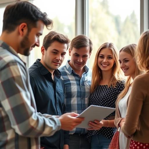 Een diverse groep mensen die samenwerken aan een project